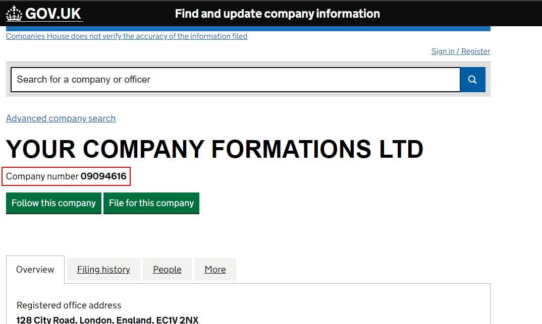 GOV.UK Company Registration Number (CRN Number) Explained! Your Company Formations GOV.UK Company Registration Number (CRN Number) Explained! Your Company Formations