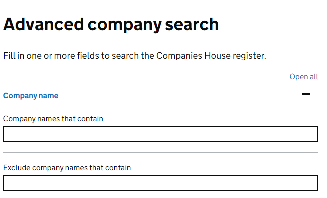 Find & Update Company Information on Companies House Search Your Company Formations